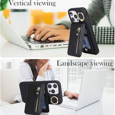 Funda tipo cartera para iPhone 15 Pro Max con MagSafe y tarjetero magnético - Img 123312419
