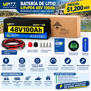 Batería de litio Life PO4 48 V 100 Ah - Img 58346790