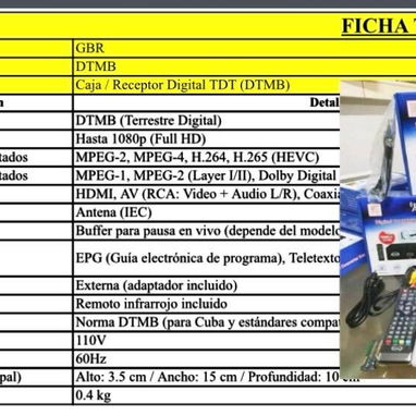 CAJITA HD CON ANTENA - Img 118277080