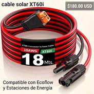 ​CABLE SOLAR 10AWG XT60i a MC4 18 METROS - Img 54501888