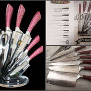 Juego de Cuchillos de Cocina Premium con Base Acrílica (cv) - Img 53512583