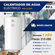 Calentadores de agua. Con GARANTÍA y ENVÍO GRATIS - Img 58164144