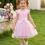 VESTIDO ROSADO PARA NIÑA - Img 56214409