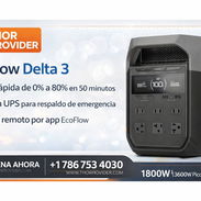 EcoFlow DELTA 3 con 1024Wh, 1800W - Pico 3600W, Carga Rápida y Batería LiFePO Estación de Energía Portátil - Img 55158559