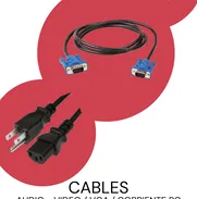 300 cables de corriente para PC / cable para audio y video / cable VGA PC 52493172 - Img 49227433