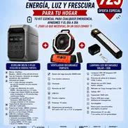 COMBO ENERGÉTICO ECOFLOW DELTA 3 PLUS+VENTILADOR 20000 mAh+ lámpara recargable - Img 55435832