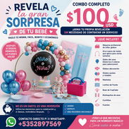 RS1.💙🩷 *¡REVELA EL SEXO DE TU BEBÉ CON ESTILO!* 🩷💙 🎉✨ *COMBO COMPLETO - Img 57163288
