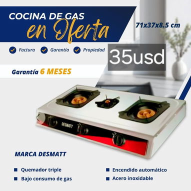 Cocinas d horno e híbridas eléctricas c gas infrarrojos reflectores led colchones matrimonial y personal - Img 117405488