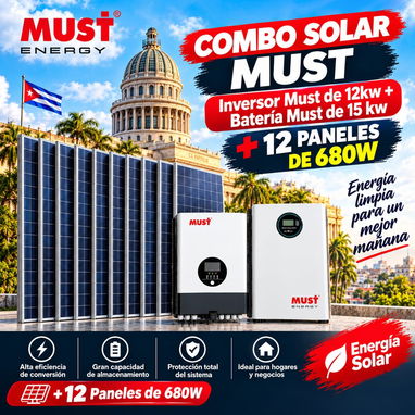 INVERSOR HIBRIDO 2 EN UNO, inversor , batería,combos solaresDE 6 CON 15 - 2/8
