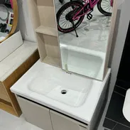 Juego Muebles de baño con Lavamanos y Espejo - Img 54175653