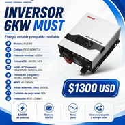 inversor de 6kw Must. yoasankey 💯 - Img 56888875