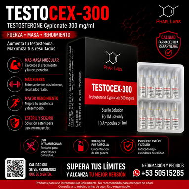 TESTOSTERONA CIPIONATOO PHAR LABS 250mg - Img 126468926