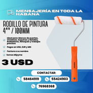 🎨 RODILLO DE PINTURA 4'' / 100MM 🎨 💲 Precio: 3 USD - Img 55645452