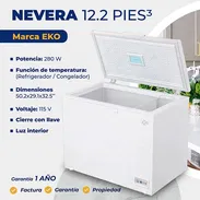 Nevera Horizontal De 12.2 Pies. Con Propiedad Y Garantía - Img 55644894