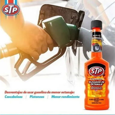 Aumento de Octanaje para la Gasolina , STP (Trata 56L)  , Pomo sellado - Img 98187583