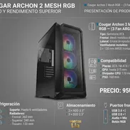Chasis cougar archon 2 mesh RGB (3 fanes argb) ATX - Img 54553772
