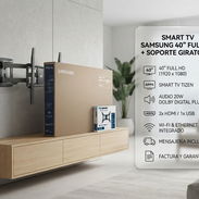 SMART TV SAMSUNG 40 pulgadas FULL HD + SOPORTE GIRATORIO | $290 | MENSAJERÍA INCLUIDA - Img 57909691