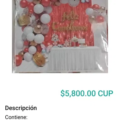 Combos de decoración y set de globos - Img 120851409