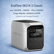 EcoFlow DELTA 3 Classic con 1024Wh, 1800W - Pico 3600W, Carga Rápida y Batería LiFePO Estación de Energía Portátil/ 700 - Img 52040293