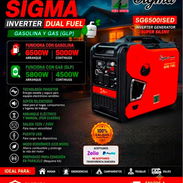 Generador Eléctrico Inverter Sigma de Gasolina o Gas. Silencioso - Img 56446648