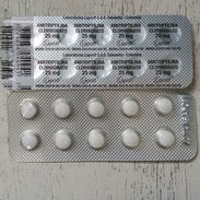 Amitriptilina 25mg blíster de 10 tabletas $500 - Img 55833346