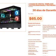 Lo mejor para tu hardware es el Chasis Basalt Pro Negro de WJCOOLMAN VPT#-0087 - Img 55444734