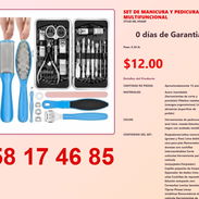 SET DE MANICURA Y PEDICURA MULTIFUNCIONAL - Img 54839023