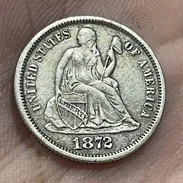 SE VENDE MONEDA ANTIGUA DE 1872 (es pequeña) PRECIO 30 USD LLAMAR AL 55588362 LA HABANA SI DA APAGADO ENVIAR SMS - Img 55717124
