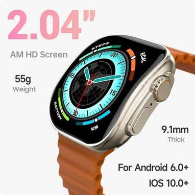 ☎️53544655 🛵 Entrega Disponible ⭐ Smart Watch 2.02” HD – Llamadas Bluetooth + 100 Modos Sport⭐ - Img 119106651