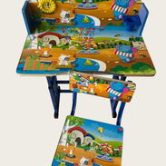 Juego de mesa y silla para niñas y niños: Escritorio y silla interactivo para niños, varios diseños - Img 57923827