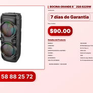 BOCINA GRANDE 8´´ ZQS 8229W - Img 57027545