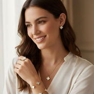 ✨ Conjuntos Vancleef de Trébol de la Suerte 🍀🤞🏻 Traídos 🇺🇸 - Img 50884717