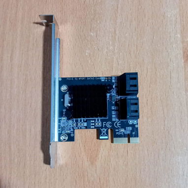 TARJETA PCIE 1X 3.0 EXPANSIÓN PARA 4 PUERTOS SATA NEWWW - Img 114903220