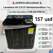 Lavadora semiautomática de 7kg milexus - Img 55848509