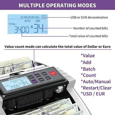 Máquina de contar billetes Aneken varios modelos - Img 126373365