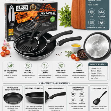 ❇️Juegos de 3 sartenes antiadherente de inducción y todo tipo de cocinas SIN TAPAS y ….26 usd ❇️ Caja de incienso de Cit - Img 123504622