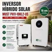 Combo: Inversor Must 10 kw 110 y 220 Bateria TBSolaro 16 kwh 51.2v - Img 56920896