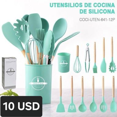 Utensilios de cocina de silicona antiadherente - Img 123619028