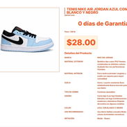 Tenis Urbanos Nike Air Jordan Azul-Blanco-Negro por Solo $28.00 VPT#-0324 - Img 55667348