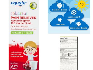 Acetominophen o paracetamol para niños 118 ml - Img 65248151
