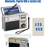 Radios recargables nuevos con panel solar - Img 52707447