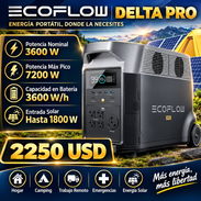 💥ECOFLOW Delta Pro⚡Potencia Nominal 3600 W⚡Potencia Máx Pico 7200 W⚡Capacidad en Batería 3600 W/h - Img 57822737