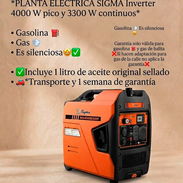 PLANTA ELÉCTRICA SIGMA Inverter 4000 W pico y 3300 W continuos - Img 57334240