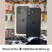 iphone 16 plus con su caja sim física - Img 55754413