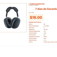 Audífonos P29 con Kit Completo: Cable C y Cable Jack por $18.00 VPT#-0030 - Img 55655881