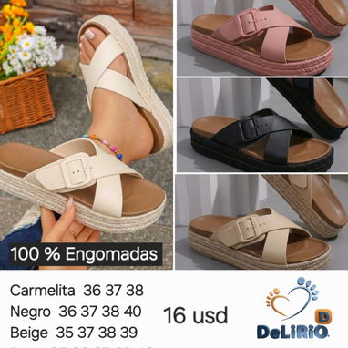 Sandalias 100% engomadas - Img 123450773