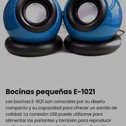 Bocinas pequeñas E-1021 nuevas - Img 50691151
