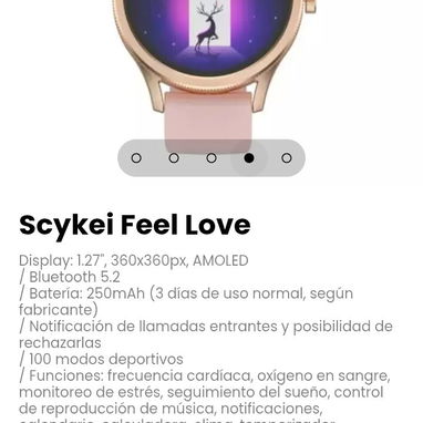 Scykei Feel Love. Notificación de llamadas entrantes y posibilidad de rechazarlas - 4/5