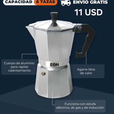 Cafeteras de 1, 3 y 6 tazas - 3/3