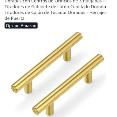 Tiradores para gaveteros, closet, bajos de meseta - 3/5